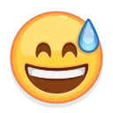😅-Crazy Emoji @IMG2D, Telegram Sticker