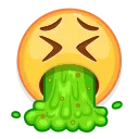 🤮-Crazy Emoji @IMG2D, Telegram Sticker