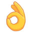 👌-Crazy Emoji @IMG2D, Telegram Sticker