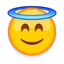 😇-Crazy Emoji @IMG2D, Telegram Sticker