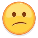 😕-Crazy Emoji @IMG2D, Telegram Sticker