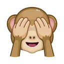 🙈-Crazy Emoji @IMG2D, Telegram Sticker