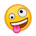 🤪-Crazy Emoji @IMG2D, Telegram Sticker