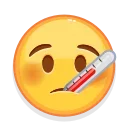 🤒-Crazy Emoji @IMG2D, Telegram Sticker