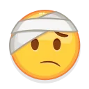 🤕-Crazy Emoji @IMG2D, Telegram Sticker