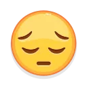 😞-Crazy Emoji @IMG2D, Telegram Sticker