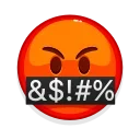 🤬-Crazy Emoji @IMG2D, Telegram Sticker