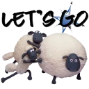 😊-Shaun the Sheep, Telegram Sticker