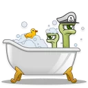 🛁-Snailo, Telegram Sticker