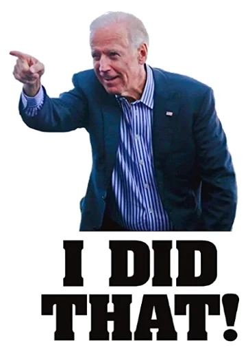 Creepy Joe Biden, telegram sticker