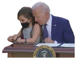 👀-Creepy Joe Biden, Telegram Sticker