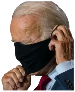 😷-Creepy Joe Biden, Telegram Sticker