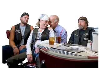 🏍️-Creepy Joe Biden, Telegram Sticker