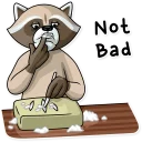 👍-Criminal Raccoon, Telegram Sticker