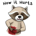 😵-Criminal Raccoon, Telegram Sticker