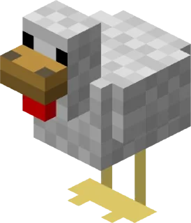 🐓-Minecraft, Telegram Sticker