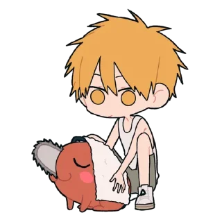 ❤️-Chainsaw man @Toji_sama, Telegram Sticker