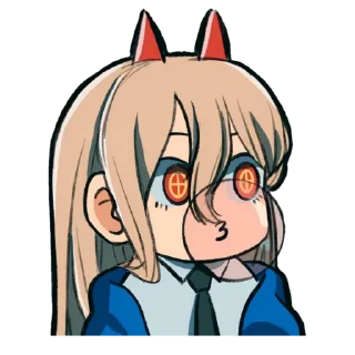 😐-Chainsaw man @Toji_sama, Telegram Sticker