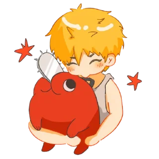 ❤️-Chainsaw man @Toji_sama, Telegram Sticker
