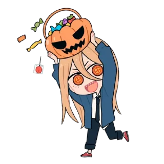 🎃-Chainsaw man @Toji_sama, Telegram Sticker