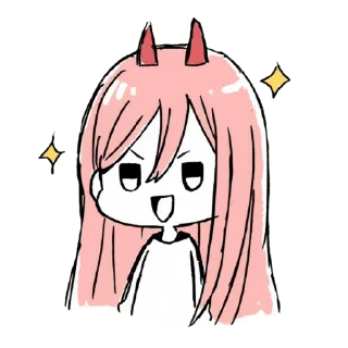 😌-Chainsaw man @Toji_sama, Telegram Sticker