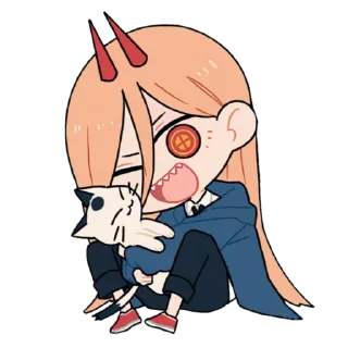 ❤️-Chainsaw man @Toji_sama, Telegram Sticker