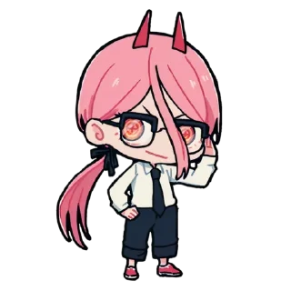 🤓-Chainsaw man @Toji_sama, Telegram Sticker