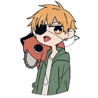 😛-Chainsaw man @Toji_sama, Telegram Sticker