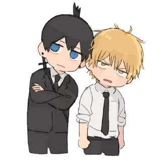 😐-Chainsaw man @Toji_sama, Telegram Sticker