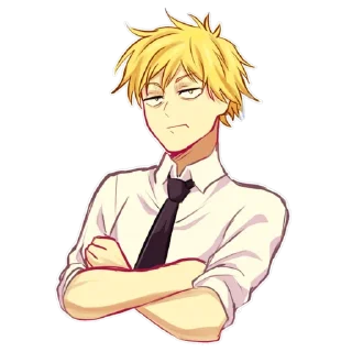 😕-Chainsaw man @Toji_sama, Telegram Sticker