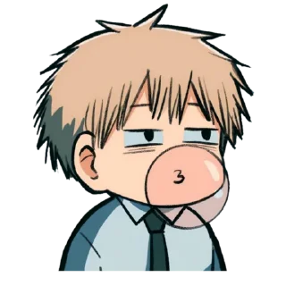 😐-Chainsaw man @Toji_sama, Telegram Sticker