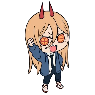✌️-Chainsaw man @Toji_sama, Telegram Sticker