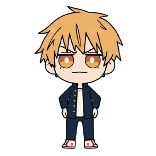 😌-Chainsaw man @Toji_sama, Telegram Sticker