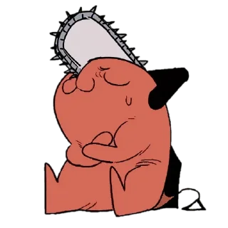 😒-Chainsaw man @Toji_sama, Telegram Sticker
