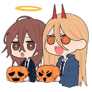 🎃-Chainsaw man @Toji_sama, Telegram Sticker