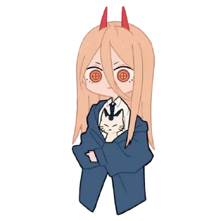 😐-Chainsaw man @Toji_sama, Telegram Sticker