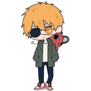😐-Chainsaw man @Toji_sama, Telegram Sticker
