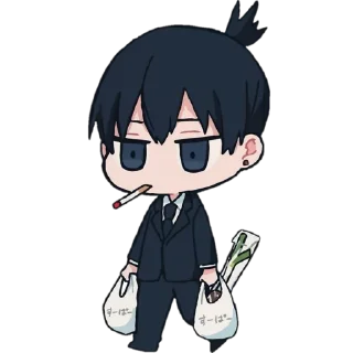 😐-Chainsaw man @Toji_sama, Telegram Sticker