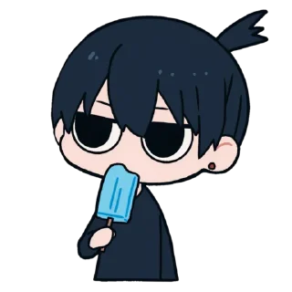 😐-Chainsaw man @Toji_sama, Telegram Sticker