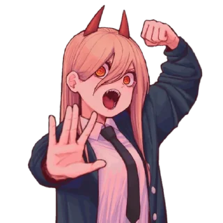 👊-Chainsaw man @Toji_sama, Telegram Sticker