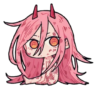 😐-Chainsaw man @Toji_sama, Telegram Sticker