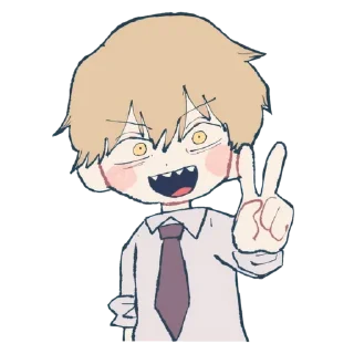 ✌️-Chainsaw man @Toji_sama, Telegram Sticker