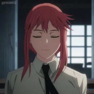 😌-Chainsaw Man-2 (@TodorokiShouto), Telegram Sticker
