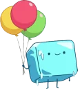 🎈-CubeMelt, Telegram Sticker