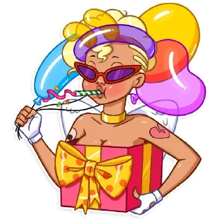 🥳-Cupida, Telegram Sticker