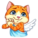 ☺️-Cupid Cat, Telegram Sticker