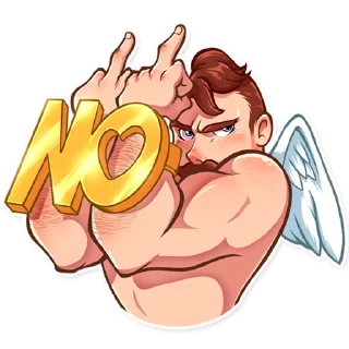 🖕-Cupid, Telegram Sticker