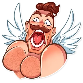 😨-Cupid, Telegram Sticker