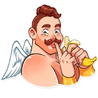 🤫-Cupid, Telegram Sticker
