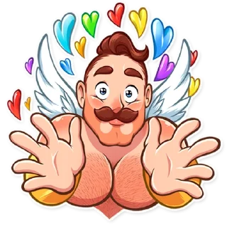 🤗-Cupid, Telegram Sticker